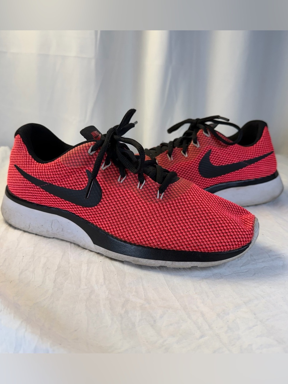 Nike Tanjun Racer Women’s sz11 Tropical Pink&Black 921668 Athletic Running Shoes